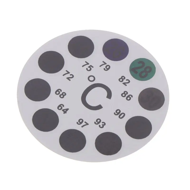 On Thermometer Round Stickers Digital Display for Fermenting Wine