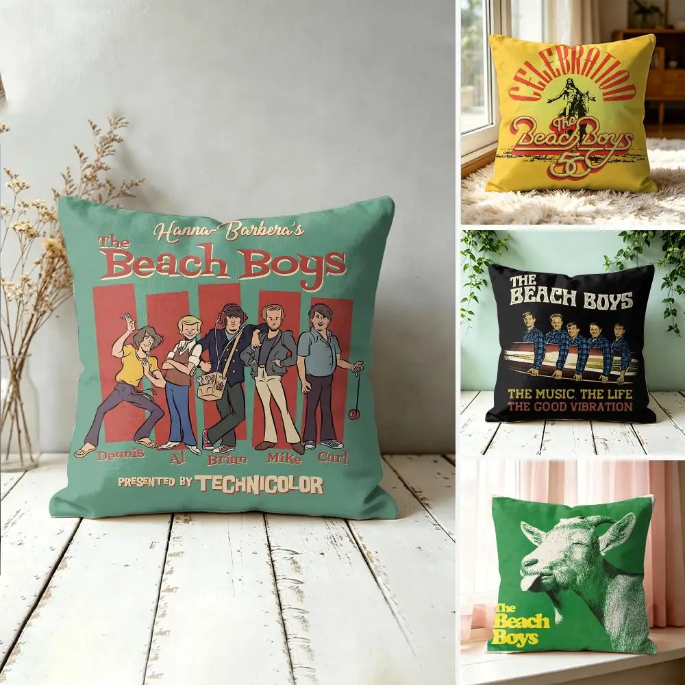 The B-Beach Boys Cushion Cover Square Decorative Throw Pillow 40x40cm For Sofa Bedroom Living Room Home Decor
