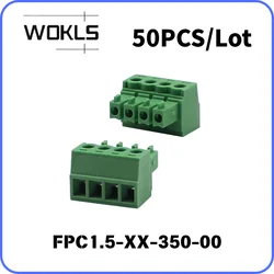 50PCS 3.5mm KF2EDGK 3.5 2P ~ 12P PCB PLUG-IN TERMINAL BlOCKS  15EDGK 2PIN ~ 12PIN MC 1,5/ 2-ST-3,5 1840366