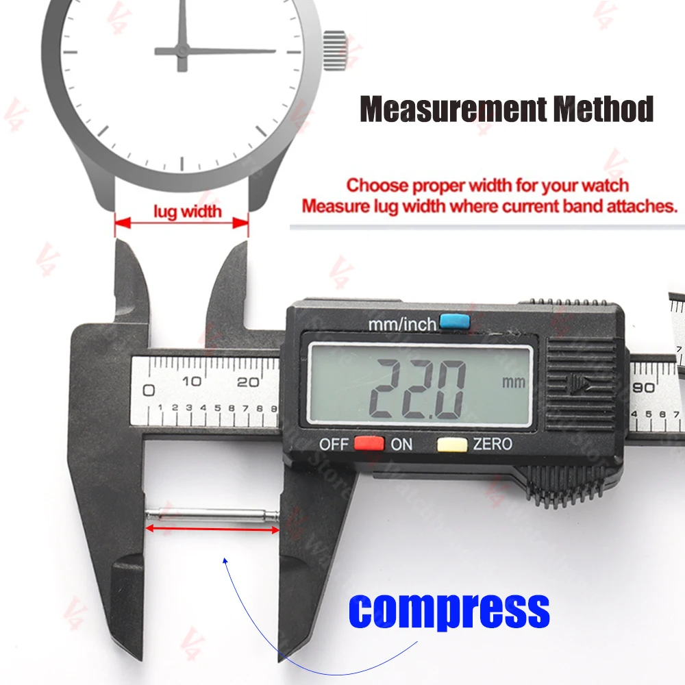 20pcs 1.5mm1.8mm 2.0mm 2.5mm Diameter Watch Band 16/18/20/22/24mm Spring Pin Watch Repair Tool Metal Steel Spring Bars Link Pins image 6