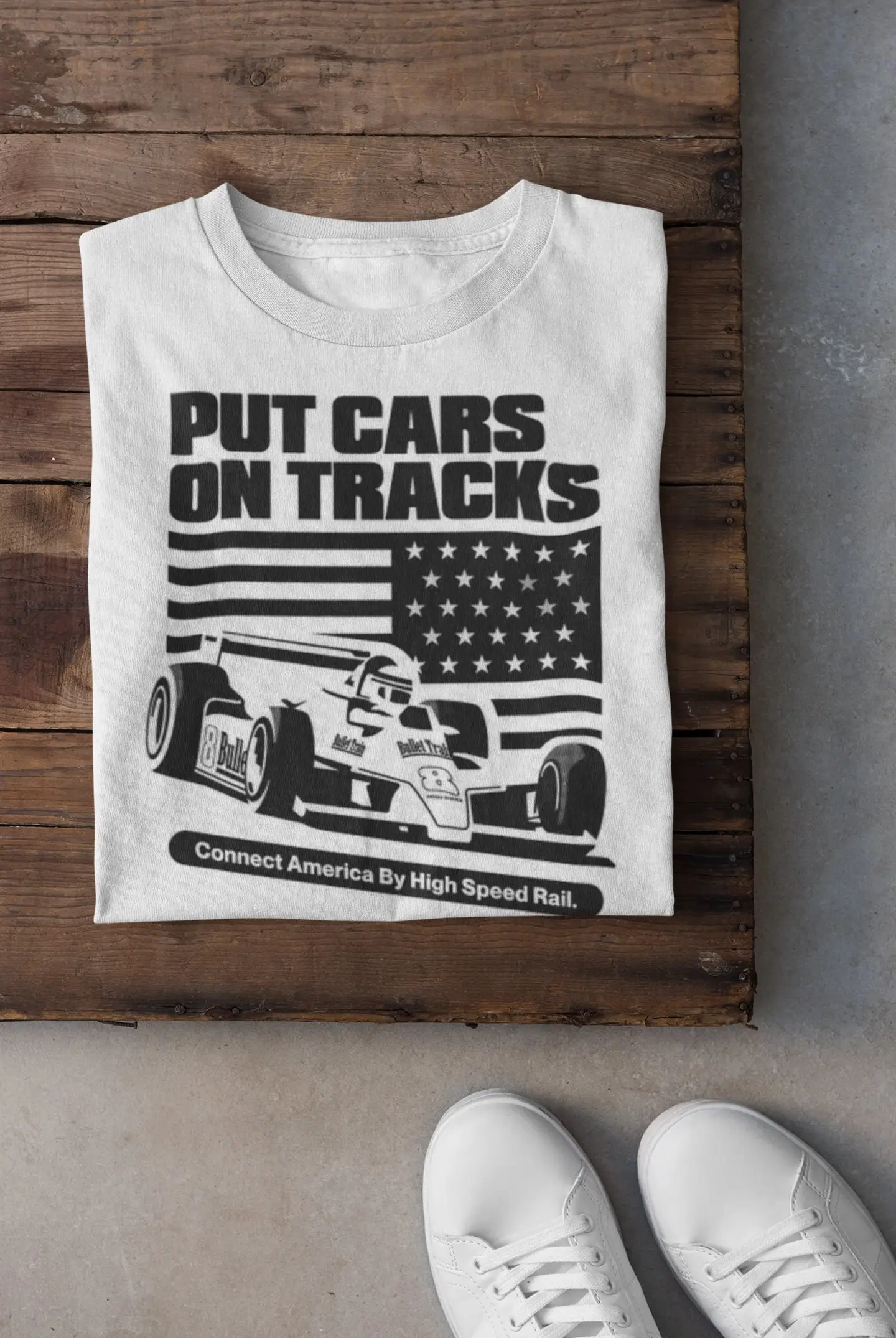 

Put Cars On Tracks T Shirt Automobile Race Car Racing Driver Sweater Grand Prix Motosport Top Vintage