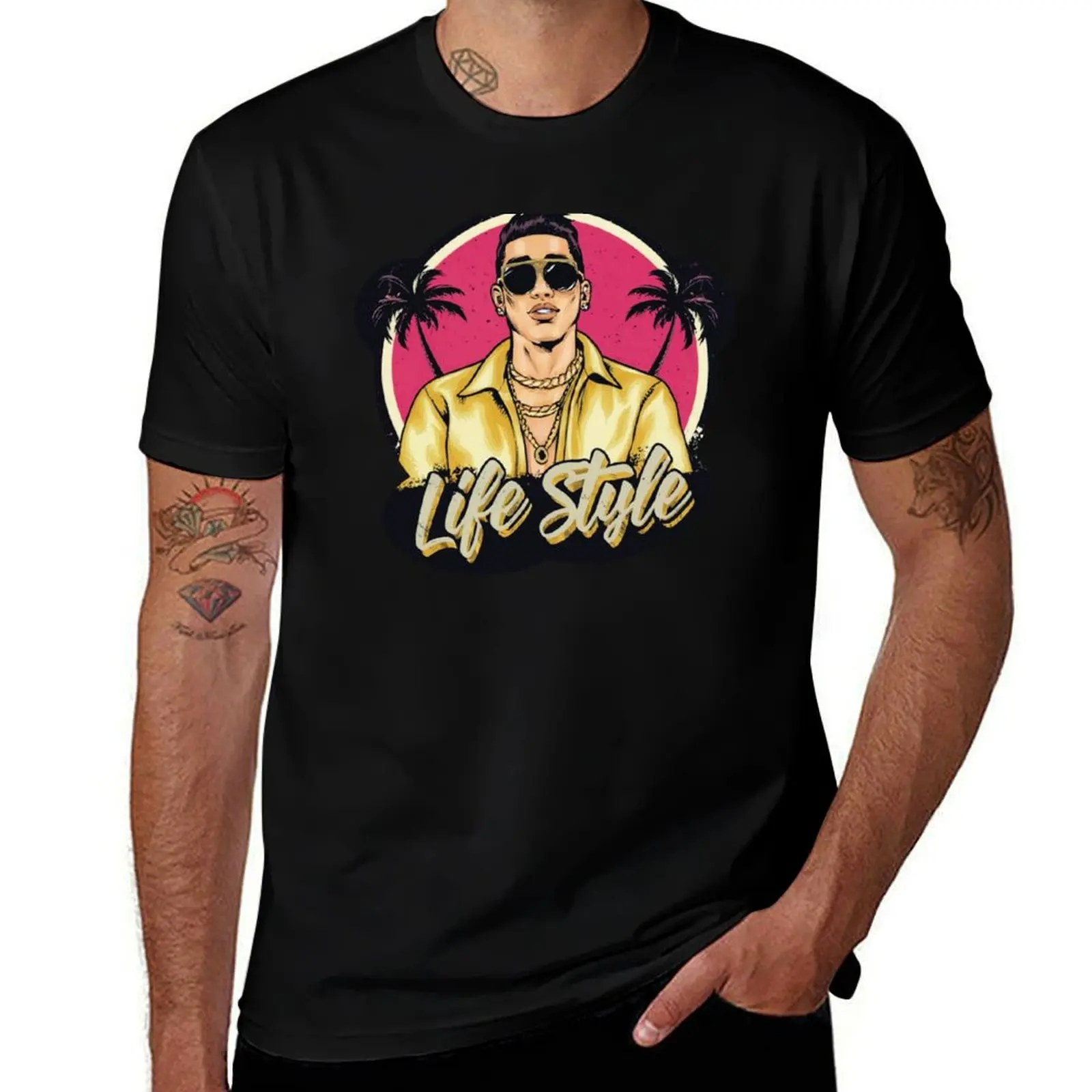 

Life style Reggaeton Florida T-Shirt Ultra Soft Breathable Tee Top