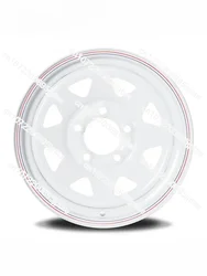 13-Inch Trailer Steel Rim Steel Wheel 4/5 Hole Yacht ATV/UTV RV Trailer Wheel Hub Modification Accessories