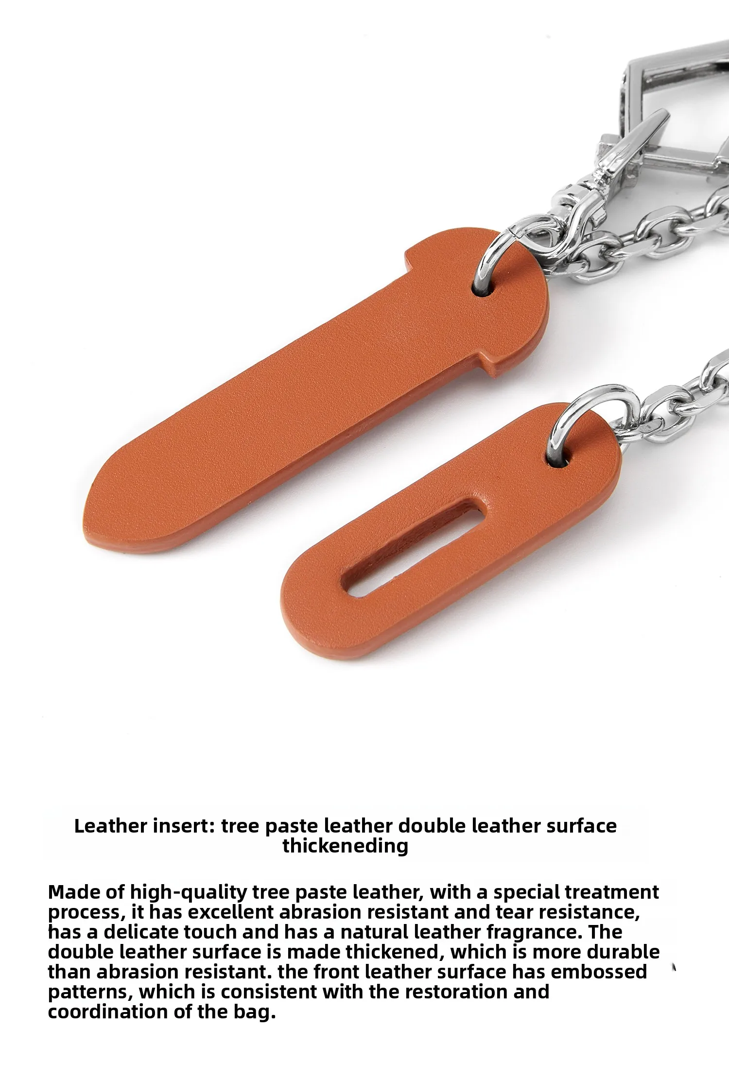 Leather Pin For Herbag 31 Leather Pin Cap Lock Chain Tree Paste Leather Anti Wear Sheet Bag Decoration Women Bag Accessories