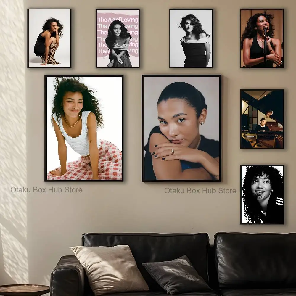 

Singer O-Olivia D-DeanS Poster Prints Wall Art Picture Painting Gift Living Room Restaurant Bar Large Dec Sticker