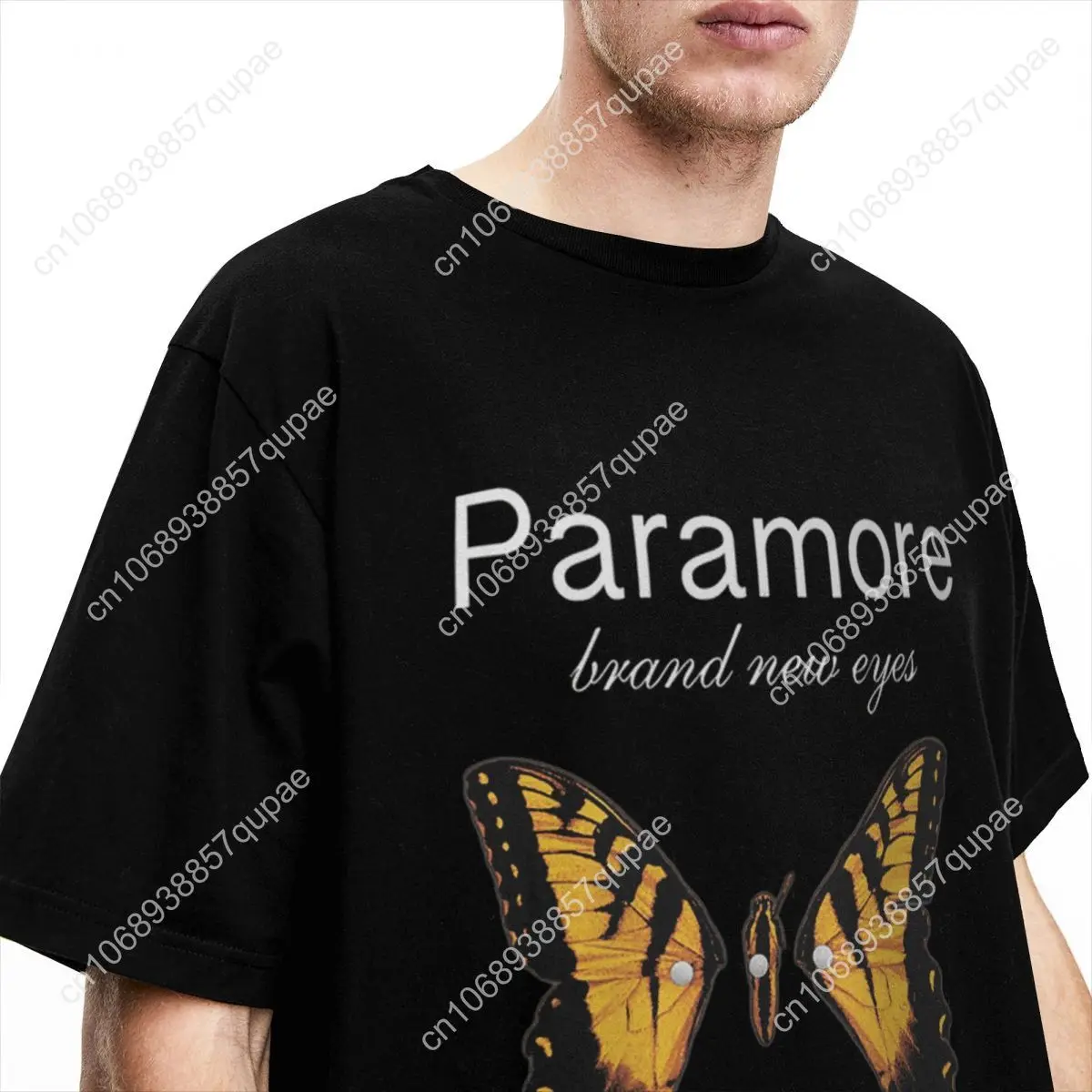 الرجال النساء بارامور الفراشة شعار قميص وتتسابق خمر القطن تي شيرت تي الملابس المطبوعة