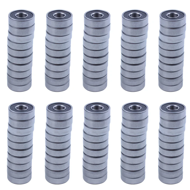 

ABMH-100Pcs 6000RS Защищенные радиальные шарикоподшипники с глубоким пазом 10ммx26ммx8мм