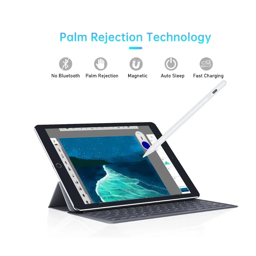 For Apple Pencil Stylus Pen iOS Tablet Touch Pen With Power Display for iPad 10 iPad Pro 11 1-4 Pro 12.9 3-6 air 3 4 5 mini 5 6
