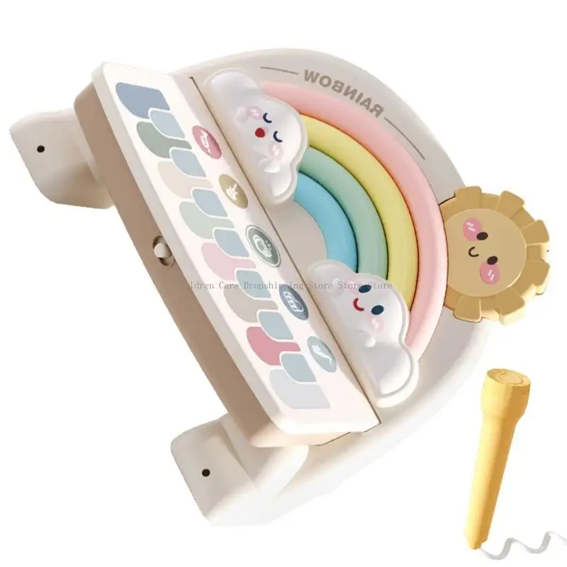 Juguete educativo colorido para niños en edad preescolar que mejora las habilidades rítmicas y reconocimiento colores