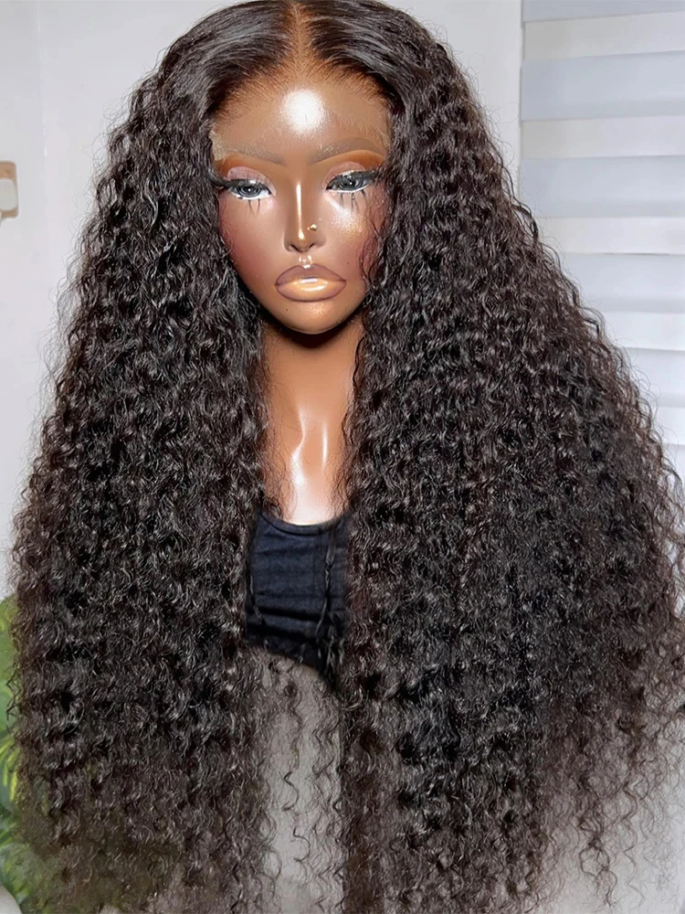 curly 100% human hair wigs hd lace wig 13x6 lace frontal wig deep wave water wave cheap wigs on sale clearance for women choice