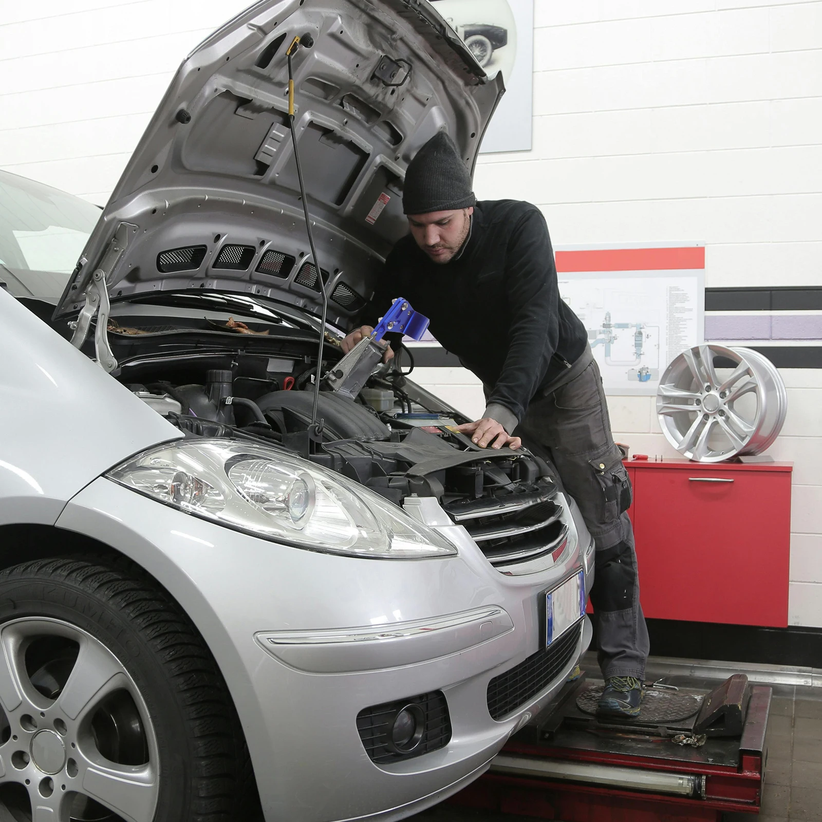 

Easy Install Steering Wheel Signal Extension Lever Adjustable Turn Signal Rod Car Steering Control Lever Relay Accessory