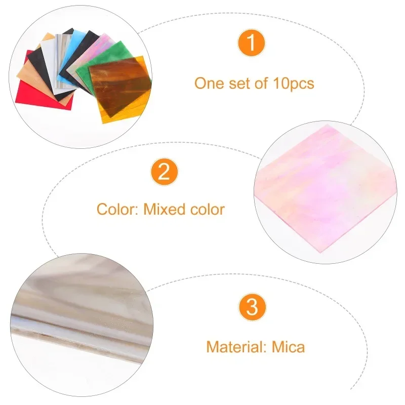 Colored Mosaic Glass Stained Glass Sheet Transparent Cathedral Water Ripple Mica Craft Church Tiles Diy Project Mosaic