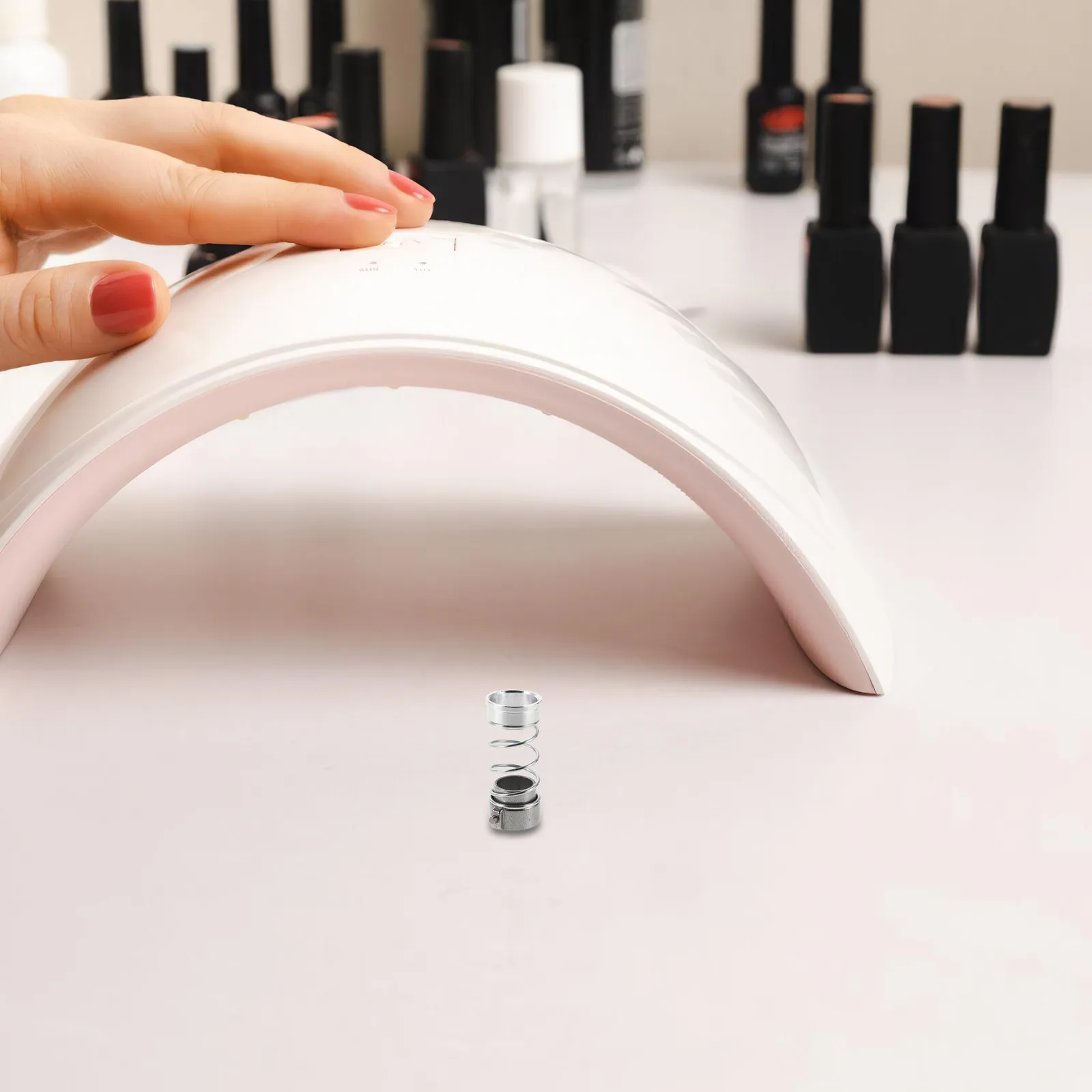 قطعتان من قطع غيار مثقاب الأظافر، ملحقات حديدية، طقم صيانة للمثقاب الكهربائي اليدوي، أدوات العناية بالأظافر والقدمين