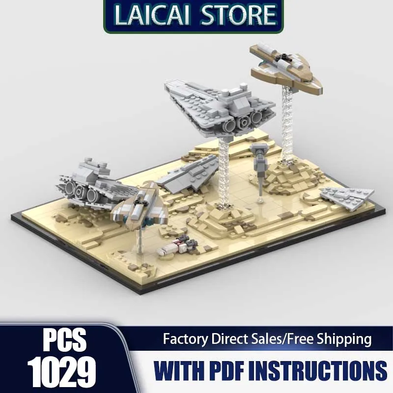 

Moc Building Blocks The Final Duel between the Republic and the Empire Technology Bricks Assembly Holiday Construstion Gifts Toy