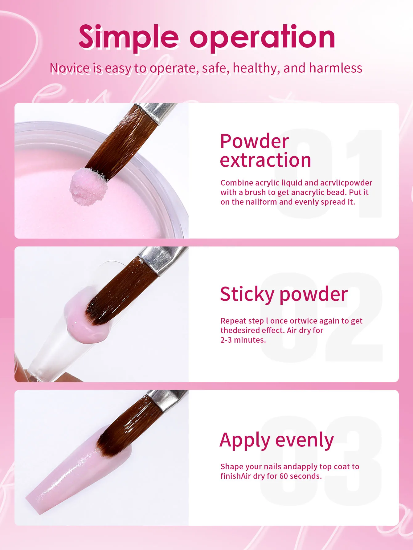 12色のアクリルクリスタルパウダーセット、自宅でサロン品質のマニキュアを作成、初心者やプロに最適