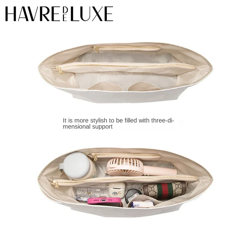 HAVREDELUXE Bag Organizer For Goyard Tote Bag Liner Dupont Paper Ultra-light Bag Medium Bag Storage Accessories