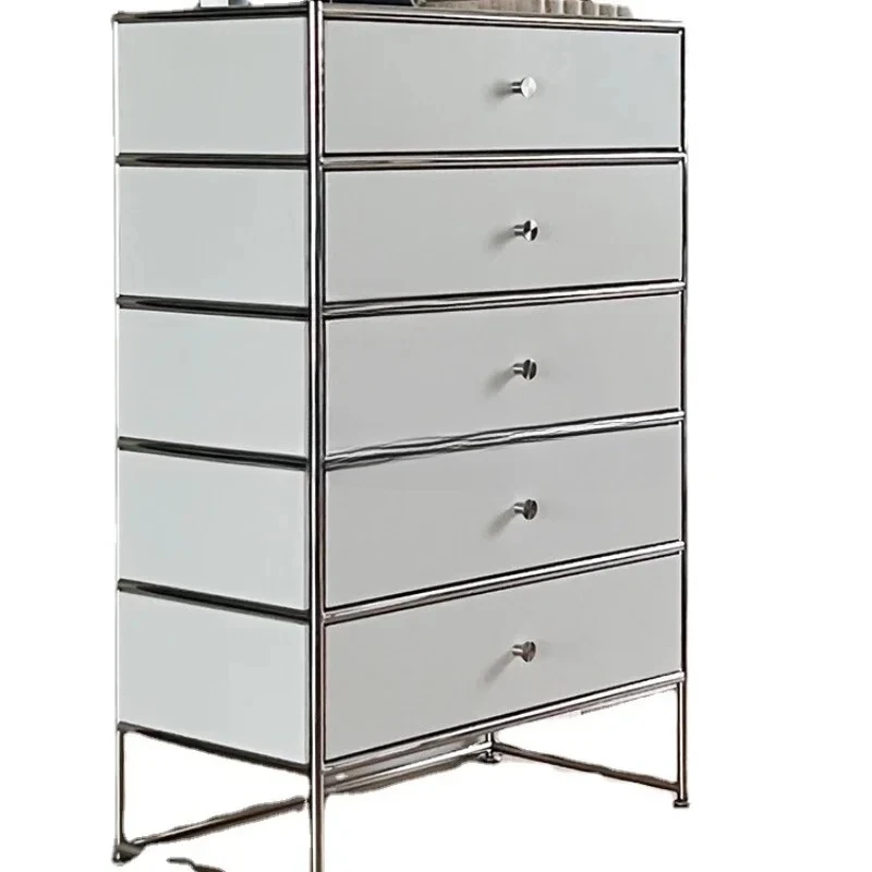

Stainless Steel Module Combination Hallway Storage Cabinet Bedroom Tail Cabinet