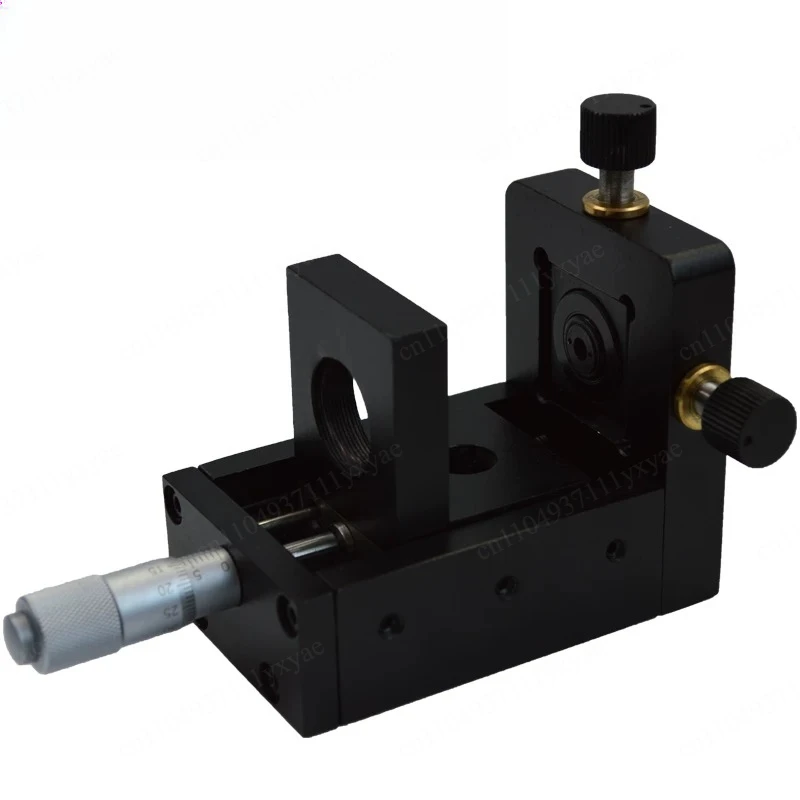 Support d'expérimentation pour objectif de microscope à filtre spatial optique avec réglage de la position et collimation du faisceau
