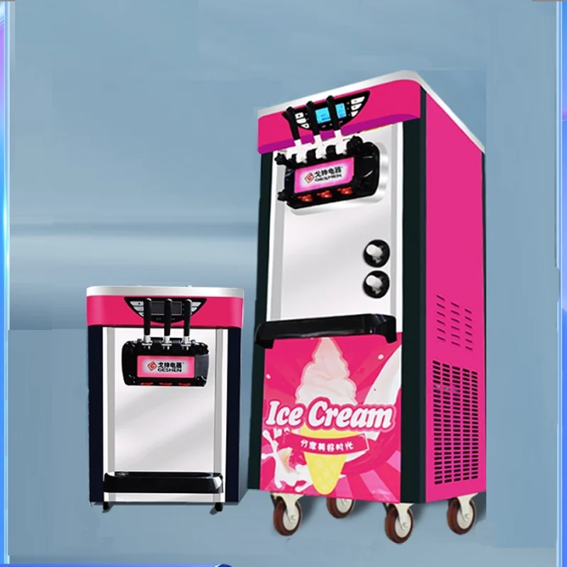 Macchina per il gelato commerciale con sistema di prerffreddamento Macchina per fare il gelato per negozi di tè al latte Macchine per gelato soft