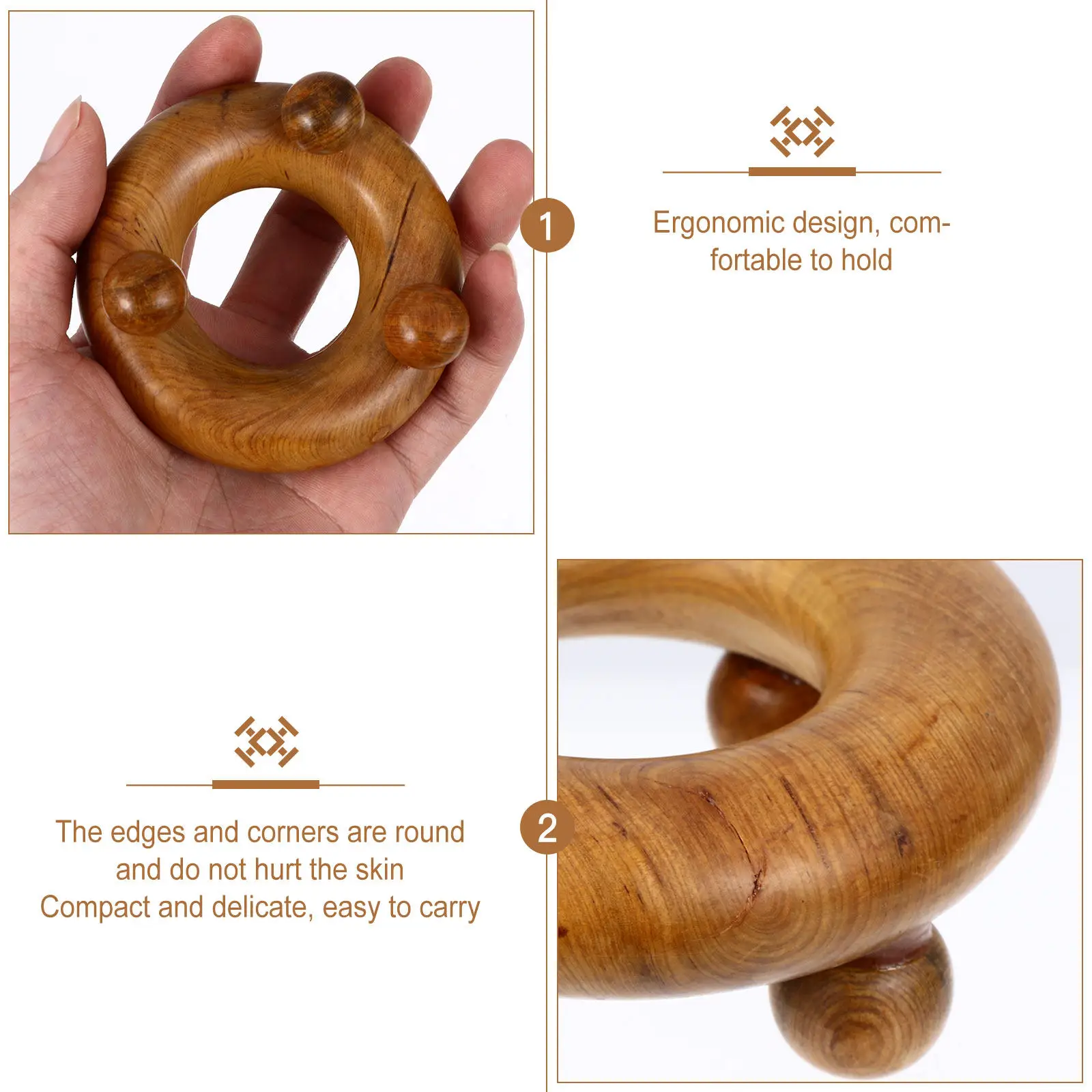Health Guasha Board Premium Sandalwood Wooden Gua Sha Massager Body Scraping Plate Portable Body Massaging Tool Relieve Fatigue