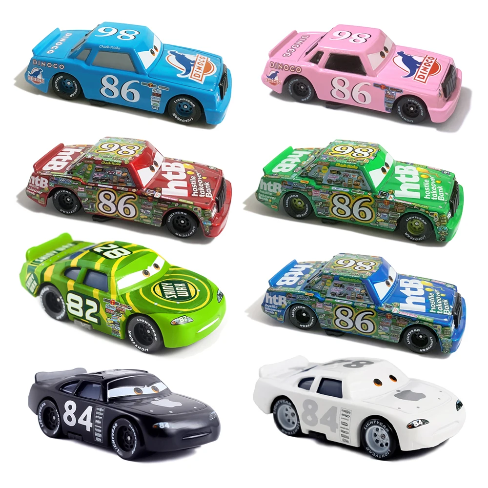 

Disney Pixar Cars 3 86 Pink Chick Hicks No:84 No:82 Cartoon Model Car 1:55 Metal Die Casting Children's Toys Birthday Gifts