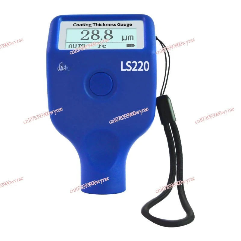 New LS220 Coating Thickness Gauge Test Non-magnetic Non-conductive Coating with Built-in Integrated Ruby Tip Probe Fe/NFe