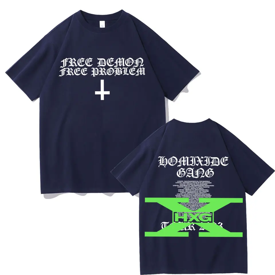 Rapper Homixide Gang Shot or Not Graphic T-shirt Playboi Carti