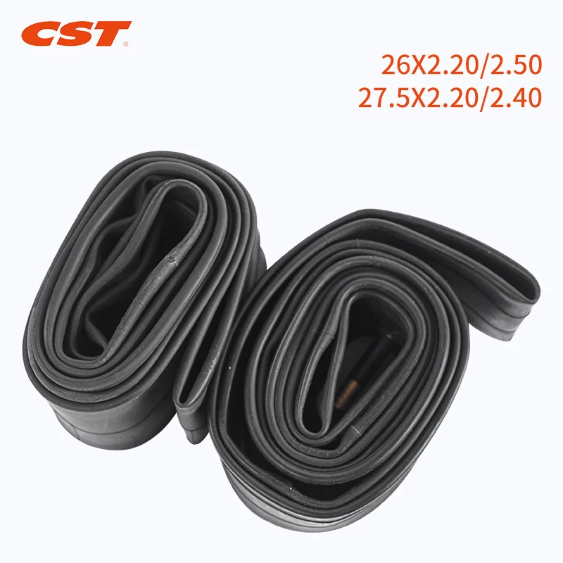 CST Bicycle Inner Tube 26/27.5inch Bicycle Parts 26 * 2.20/2.25 2.50 27.5 * 2.3/2.4 2.6 2.80 SV/FV MTB 26er Inner Tube