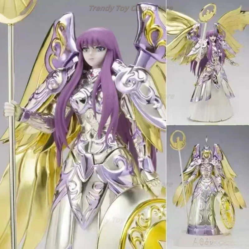 

In Stock Original Bandai Edition Saint Cloth Goddess Athena Form Saint Seiya Metal Armor Action Figure High Quality