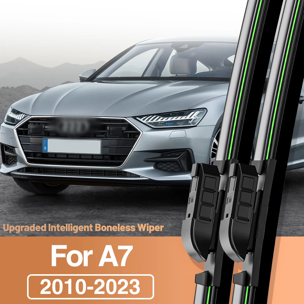 

2pcs For Audi A7 4G 4H 2010-2023 Front Windshield Wiper Blades Windscreen Window Accessories 2011 2012 2013 2015 2018 2019 2021