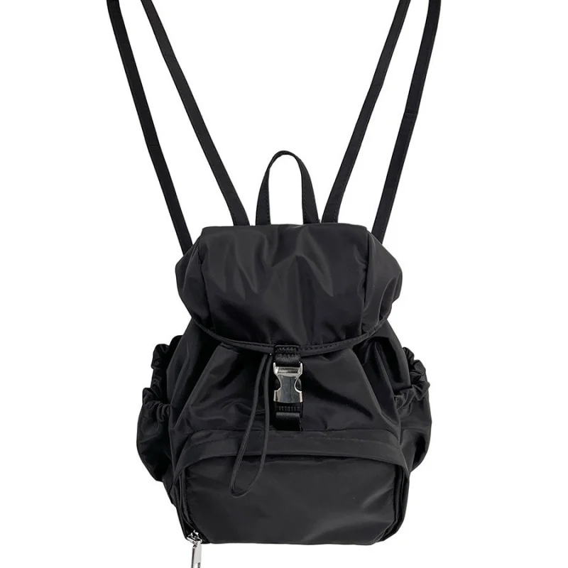 

Simple small backpack. Nylon, new 2025 style, fashionable and casual school bag, daily commuting backpack