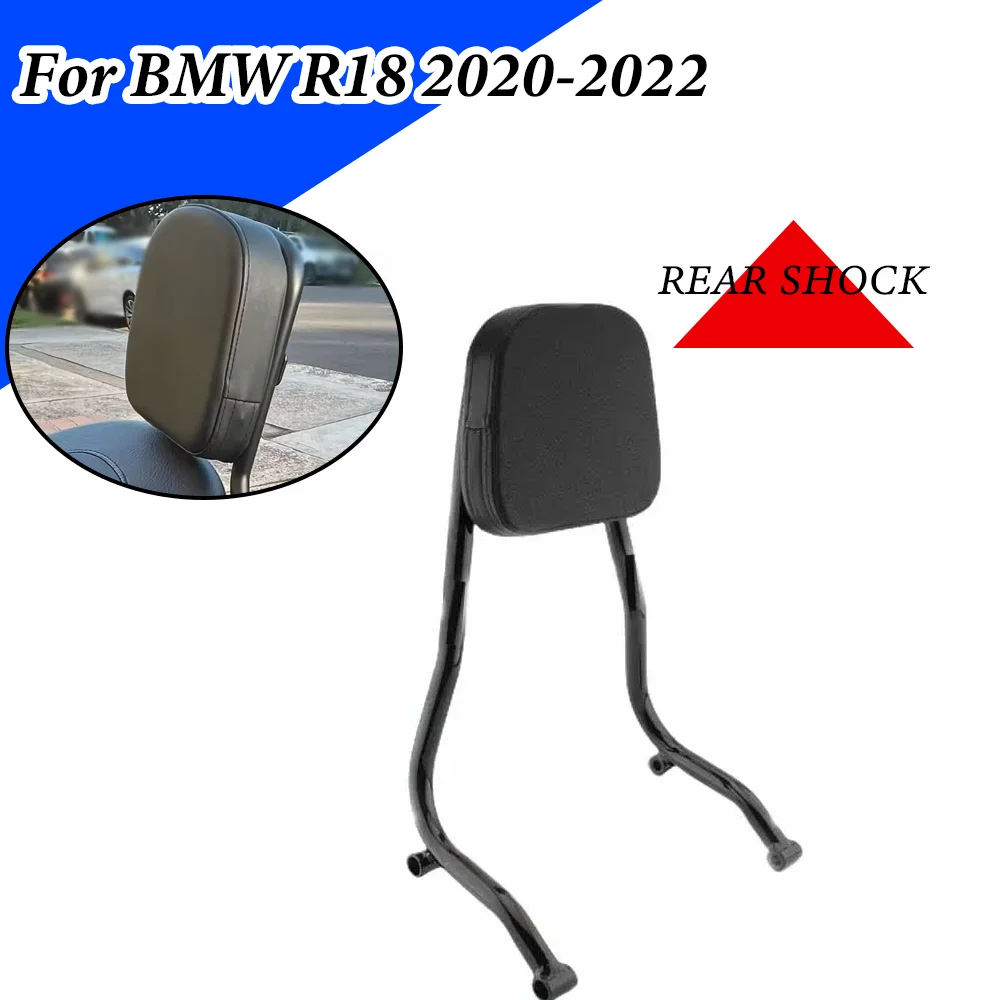 

For BMW R18 2020 2021 2022 Motorcycle Detachable Rear Passenger Sissy Bar Cushion Pad Backres R18 R 18