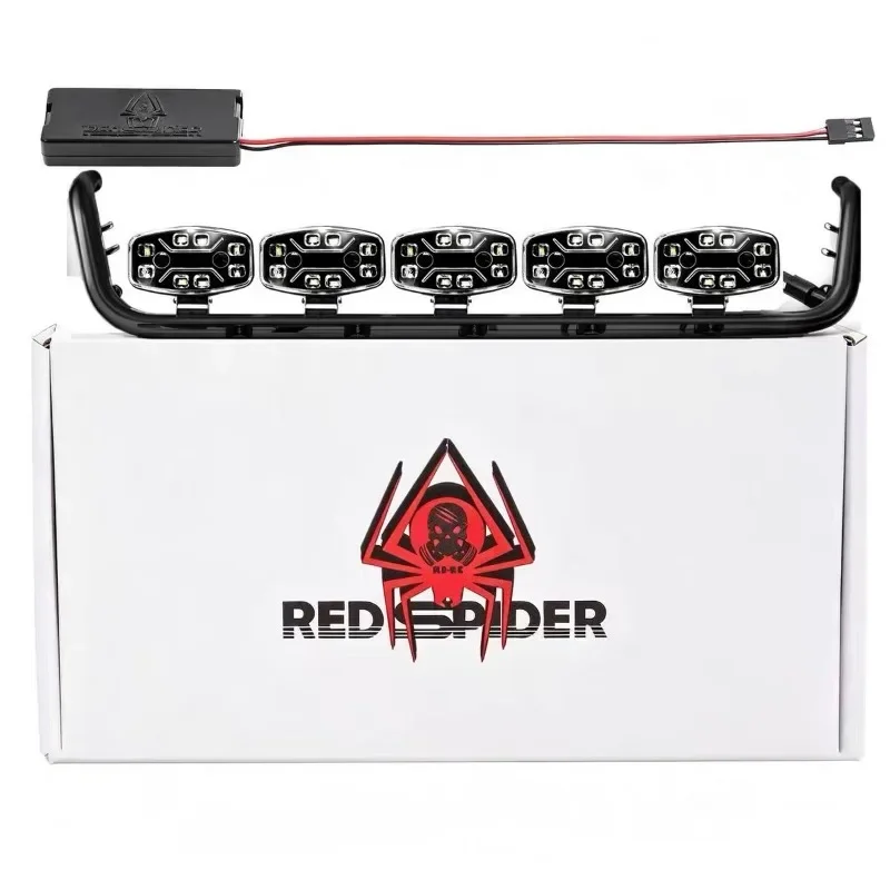 1/14 RC Truck Roof Spotlight Multi-Mode Front Spotlight For 1/14 Tamiya Truck Trailer SCANIA 770S Car Toys Model DIY Accessories