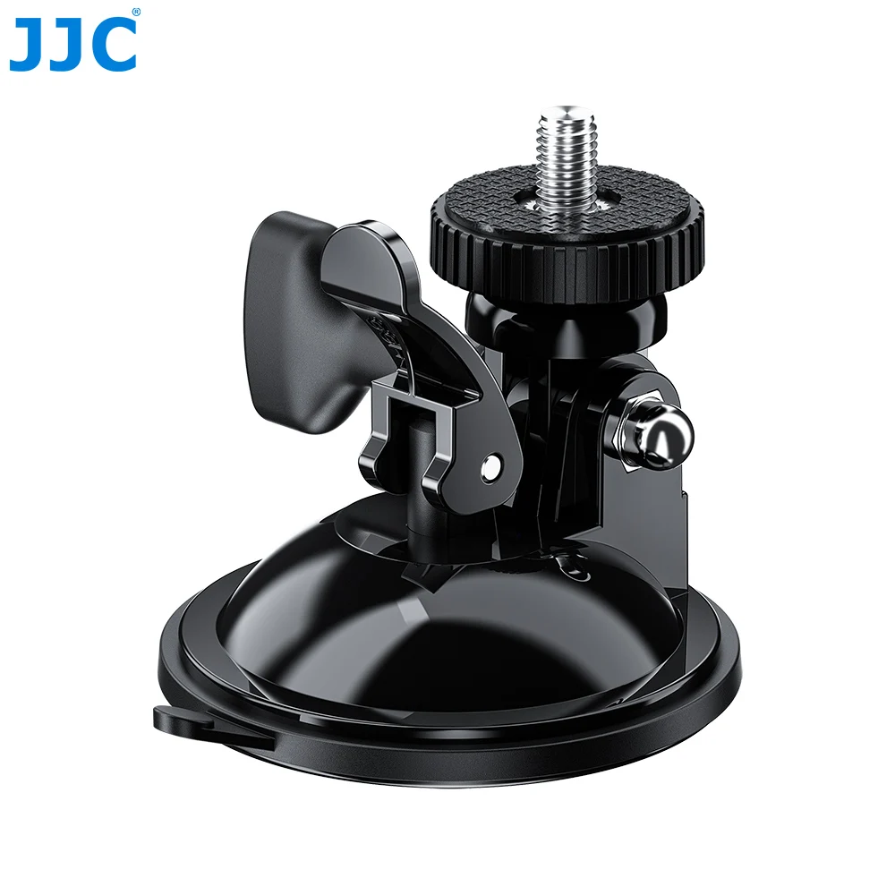 

JJC Action Camera Suction Cup Mount Windshield Camera Holder Tripod Adapter 120° Adjustable with Screw For GoPro DJI Osmo 360