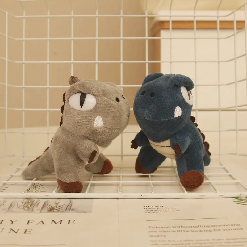 Nowy Styl Stegosaurus Pluszowy Brelok Zabawka Dinozaur Zawieszka do Plecaka Koreańska Dekoracja Wisząca Prezent Urodzinowy Miękka Wypchana Maskotka