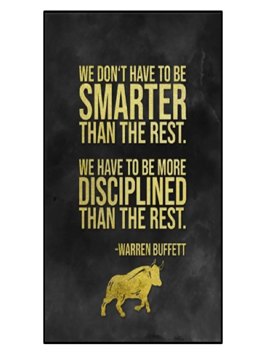 سوق الأوراق المالية تحفيزية قماش الفن شراء الخوف بيع الجشع إقتباس جدار طباعة للمتجارين ديكور المنزل #2