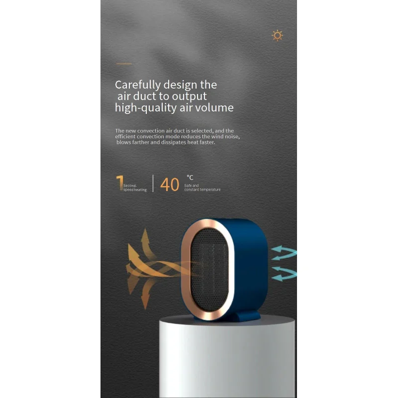 سخان التدفئة المنزلية الدافئة منفاخ الهواء سخان كهربائي صغير المحمولة مكتب سطح المكتب سخان كهربائي