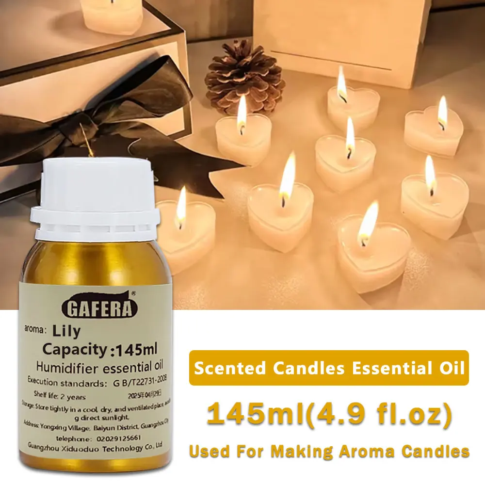 GAFERA 145ml (4.9 fl.oz)  Lily Ritz-Carlton Essential Oils - For Making Aromatherapy Candles & Making Handmade Soap & Humidifier