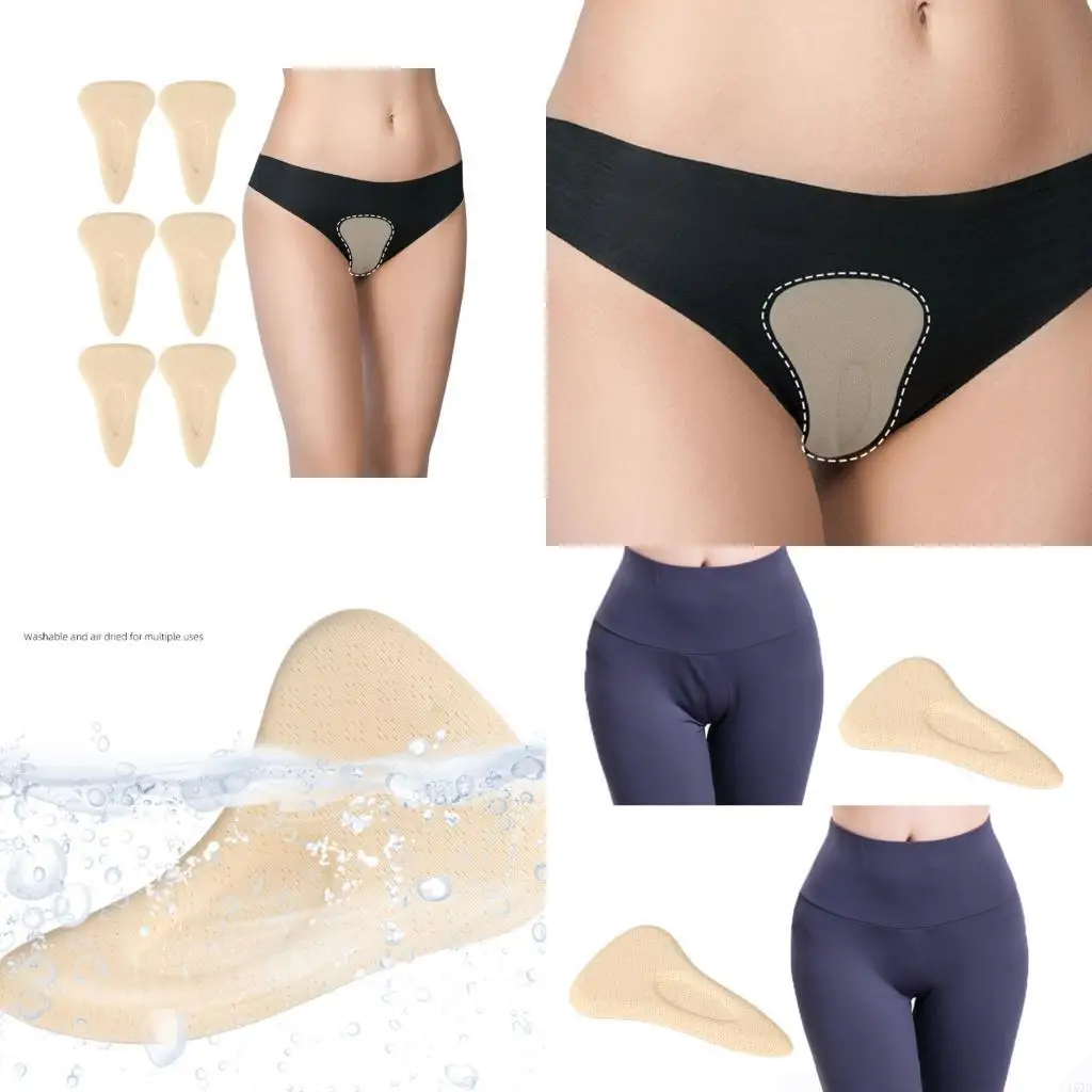 4 Pcs Adhesive Private Pad Seamless Camels Toe Hider Camels Toe Concealer 157D