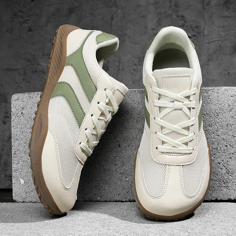 

New Wide-toe Men's Shoes Casual Soft Sole Wide-Toe Shoes Walking Sneakers Breathable Mesh Comfortable Barefoot Shoes Big Size 48