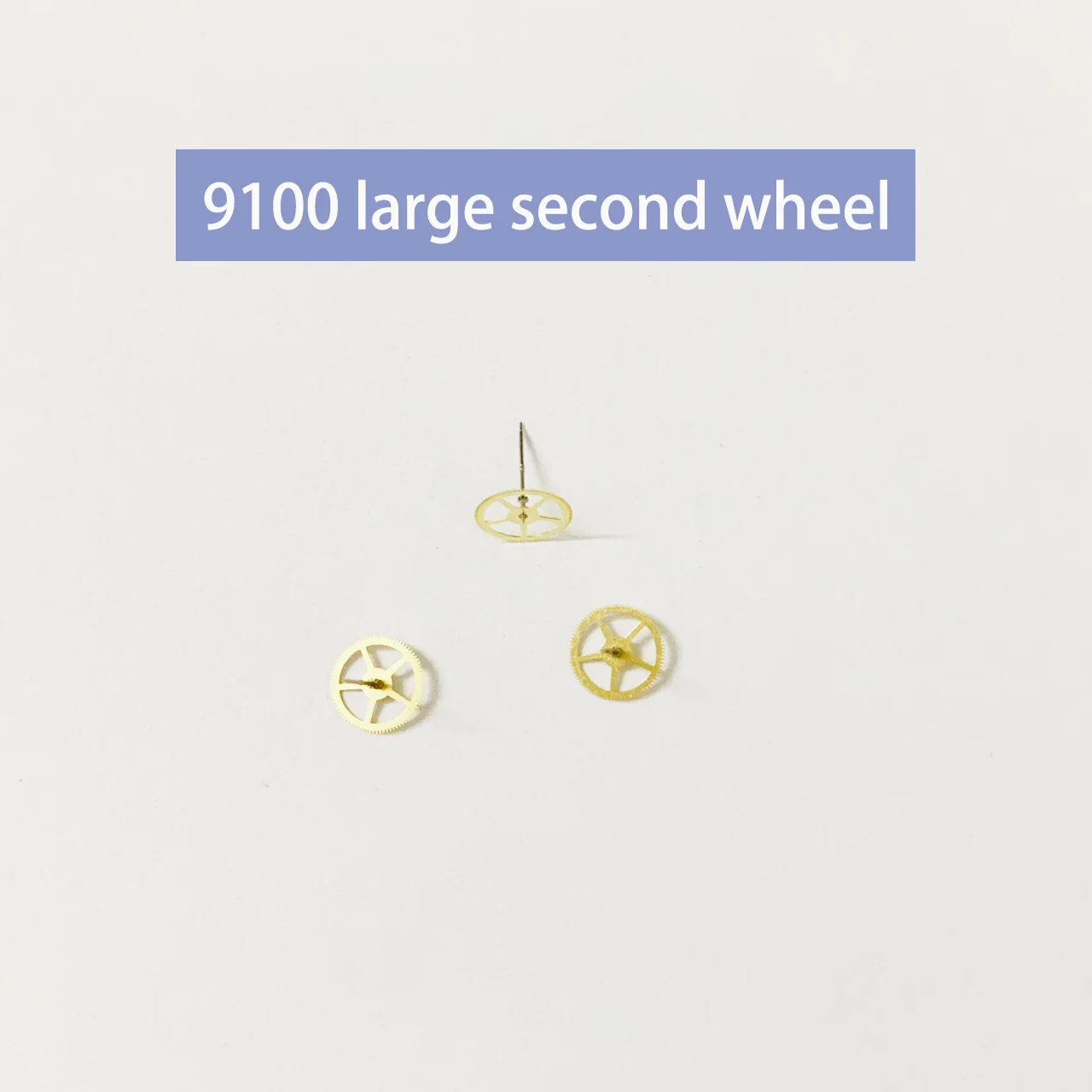 ล้อที่สองขนาดใหญ่ดั้งเดิมสำหรับการเคลื่อนไหวของนาฬิกาชิ้นส่วนซ่อมแซมนาฬิกา Miyota9100ล้อที่สองพอดีกับการเคลื่อนไหว9132 9120