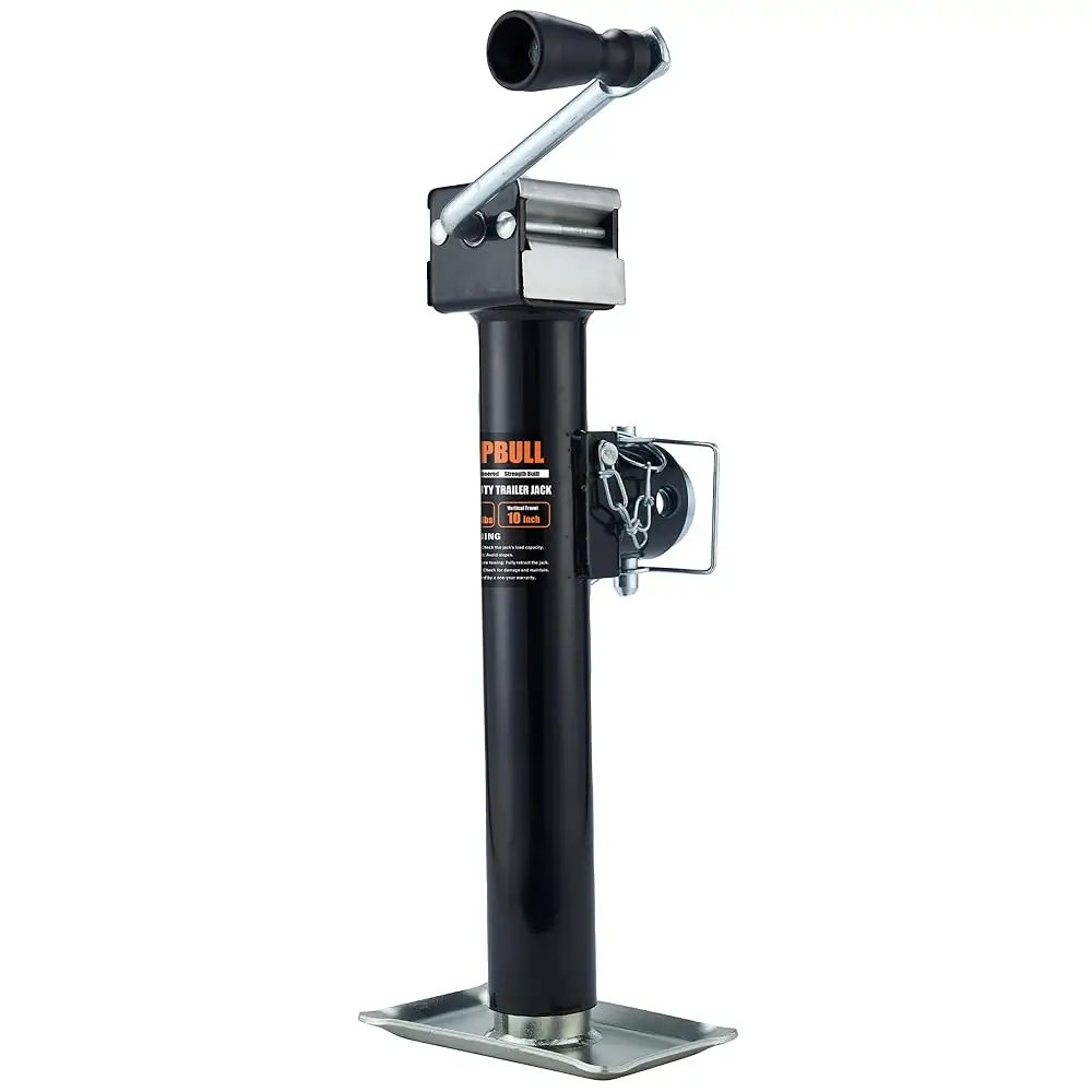 

Ailexpress Recommendation - 5000lb Weld-on Pipe Swivel Trailer Jack, 10\ Vertical Travel Trailer Tongue Jack, Suitable for RVs,