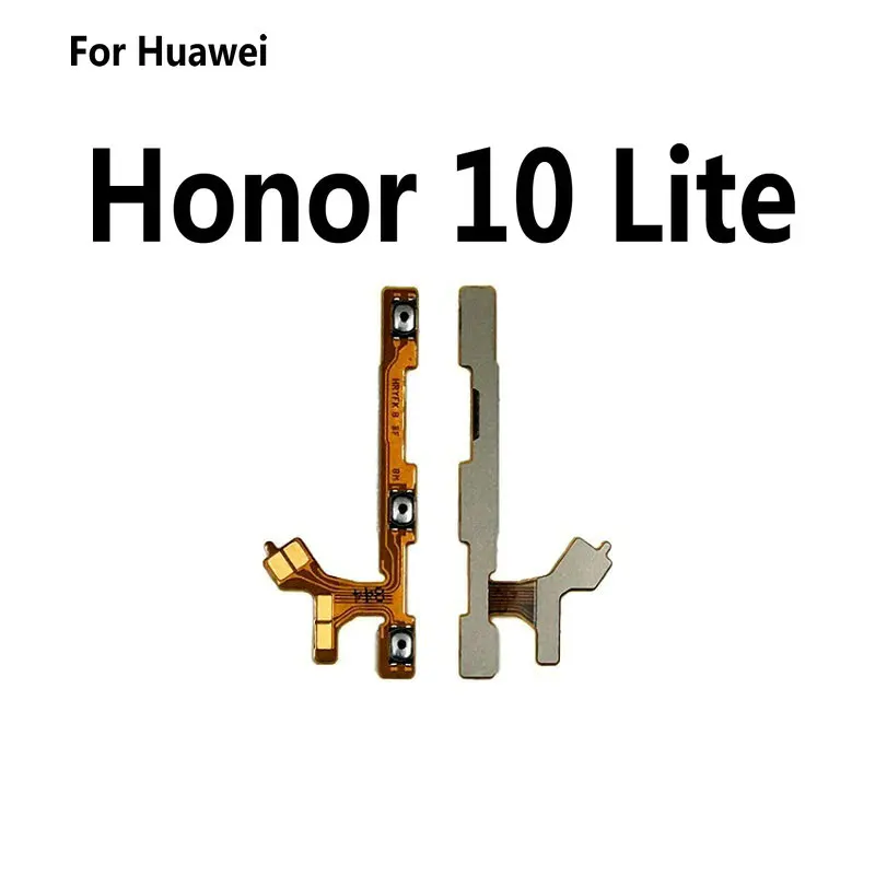 1PCS High Quality New Power On Off Button Volume Switch Flex Cable For Huawei Honor 10 Lite 10i Phone