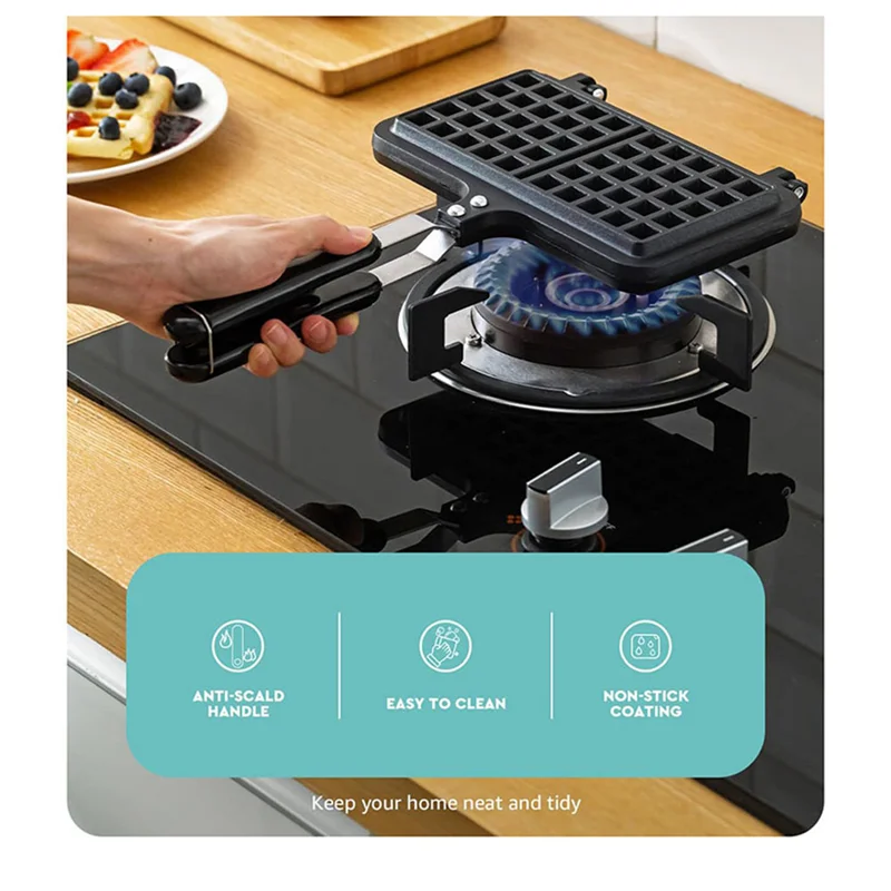 1 adet soba üstü waffle demir  - Waffle Iron Belgian incelemesi ve fiyatı