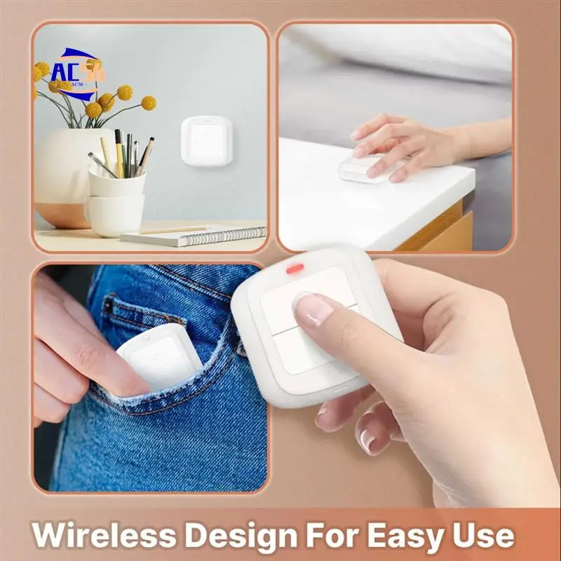 

AC56-Tuya Wi-Fi кнопка переключателя сцены беспроводной умный настенный переключатель с низким энергопотреблением без проводки для одного касания и работы