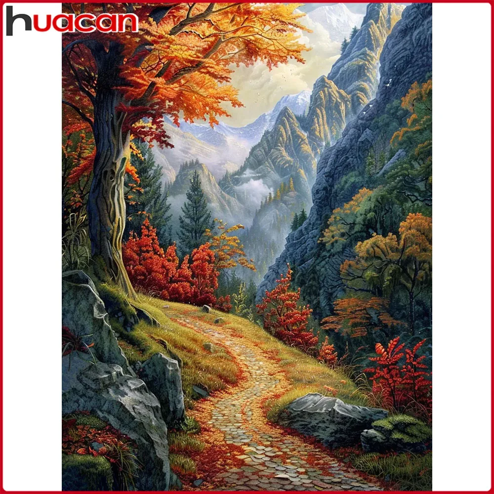 huacan-quadrado-completo-broca-redonda-pintura-diamante-outono-montanha-arvore-diamante-mosaico-paisagem-arte-pinturas-decorativas