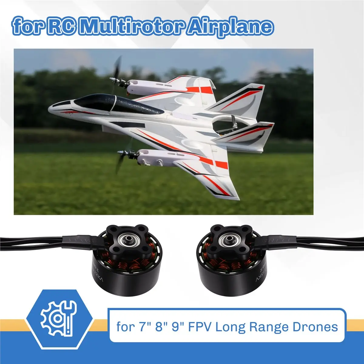 DT81 4pcs X2812 2812 1115KV 3-6S Brushless Motor for RC Multirotor Airplane 7