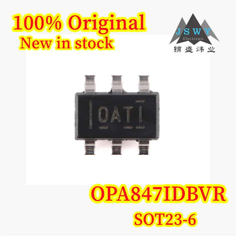 

(1/5PCS) 100% New OPA847IDBVR OPA847I OATI SOT23-6 Voltage Feedback Operational Amplifier - In Stock, Original Chipset