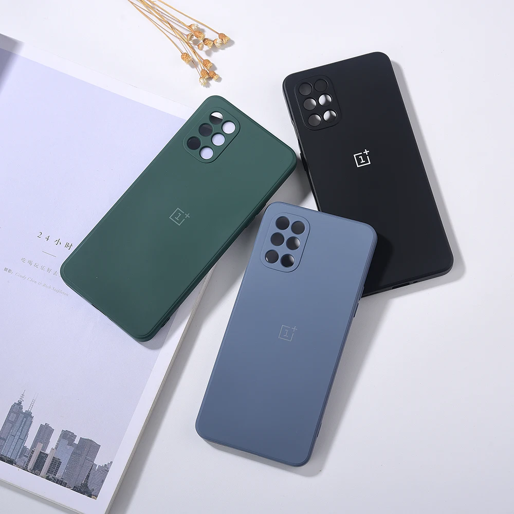 Oneplus 8T KB2001 8 Pro IN2023 Cases Liquid Silicone TPU Back Cover One Plus 5T A5010 1+ 8t 5t 8 Shockproof Protective Coque