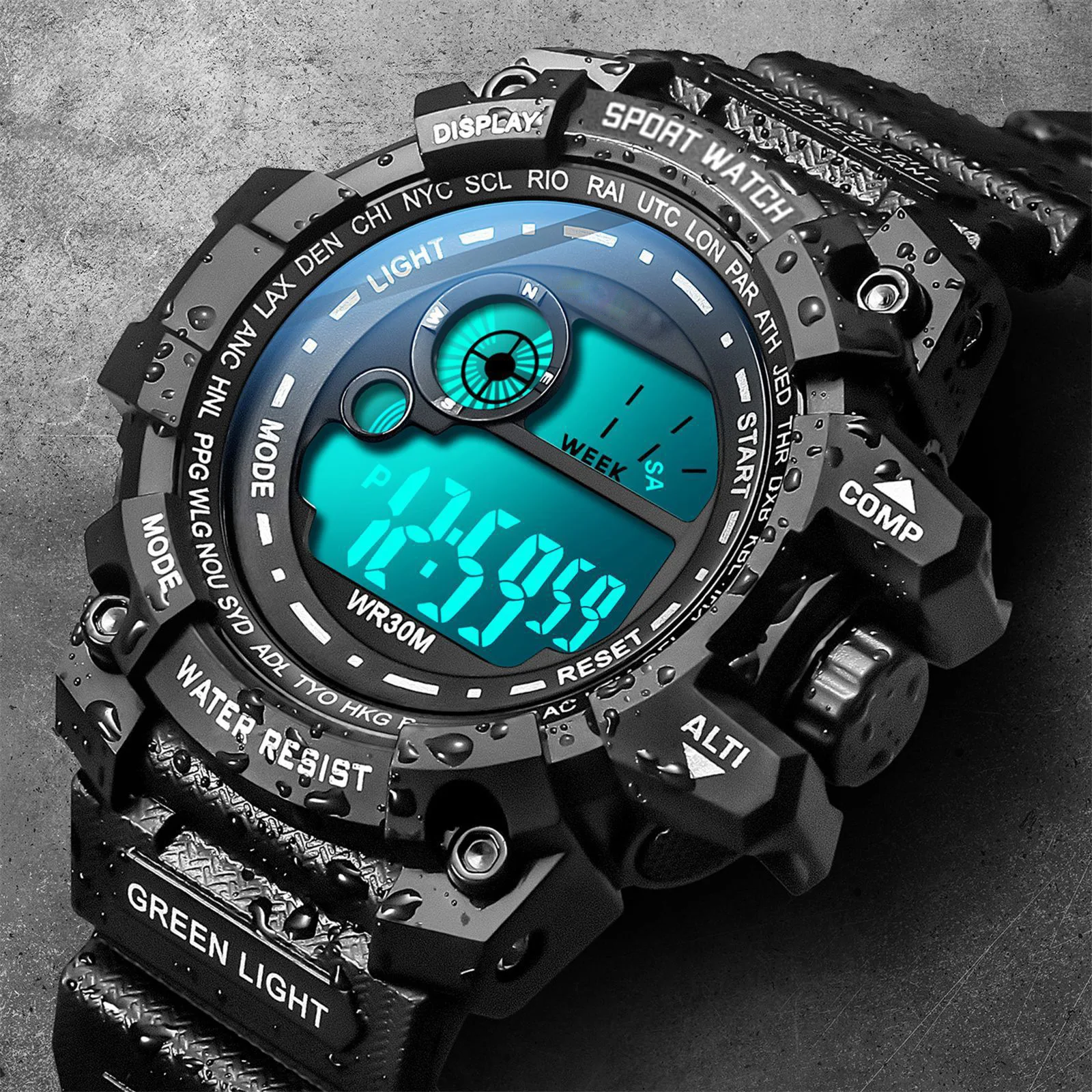 

New Men LED Digital Watches Luminous Fashion Sport Waterproof Watches For Man Date Army Military Clock Relogio Masculino